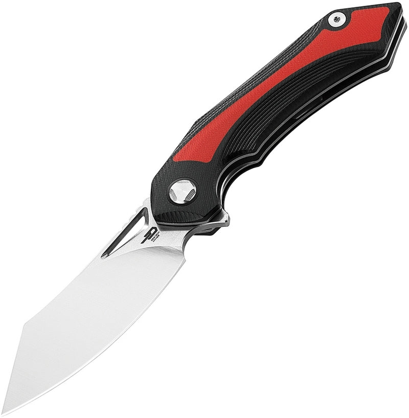 Bestech Knives Kasta Linerlock Folding Knife 3.5" 154CM Steel Blade Black And Red G10 Handle KG45C -Bestech Knives - Survivor Hand Precision Knives & Outdoor Gear Store