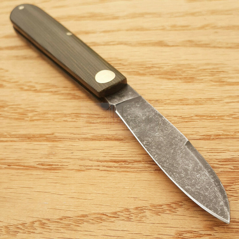 Boker Prime Barlow Folding Knife 2.75" Carbon Steel Blade OD Green Micarta Handle 115942 -Boker - Survivor Hand Precision Knives & Outdoor Gear Store