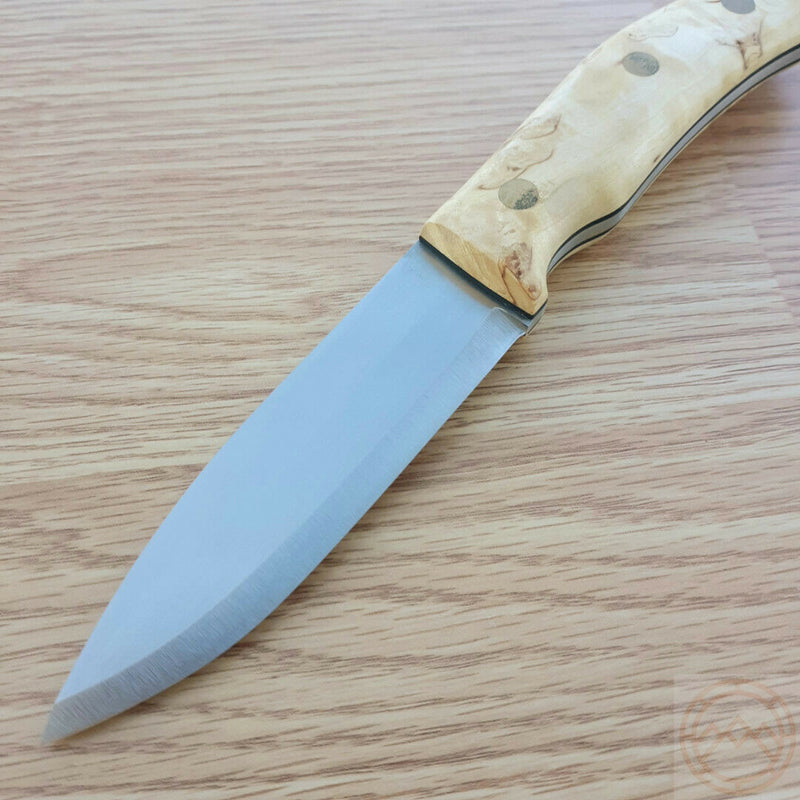 Casstrom No.10 Swedish Forest Fixed Knife 4" 14C28N Steel Blade Curly Birch Handle 13108 -Casstrom - Survivor Hand Precision Knives & Outdoor Gear Store