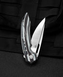 Bestech Knives Ornetta Folding Knife 3.63" N690 Steel Blade Carbon Fiber / G10 Handle L02C -Bestech Knives - Survivor Hand Precision Knives & Outdoor Gear Store
