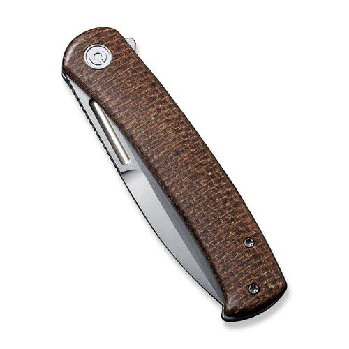 Civivi Cetos Folding Knife 3.48" 14C28N Steel Blade Micarta/Stainless Handle C21025B1 -Civivi - Survivor Hand Precision Knives & Outdoor Gear Store