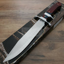 Frost Cutlery Bowie Fixed Knife 10" Stainless Clip Point Blade Frostwood Handle 18316FW -Frost Cutlery - Survivor Hand Precision Knives & Outdoor Gear Store