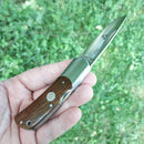 Fallkniven Tre Kronor Lockback Folding Knife 2.75" 3G Steel Blade Ironwood Handle NTK3IC -Fallkniven - Survivor Hand Precision Knives & Outdoor Gear Store