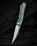 Bestech Knives Ivy Folding Knife 3" S35VN Steel Blade Green Titanium Handle KT2004D -Bestech Knives - Survivor Hand Precision Knives & Outdoor Gear Store