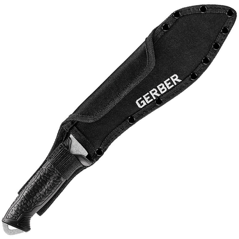 Gerber Versafix Machete Fixed Knife 9" Stainless Steel Blade Black Rubberized/Polypropylene Handle 3473 -Gerber - Survivor Hand Precision Knives & Outdoor Gear Store