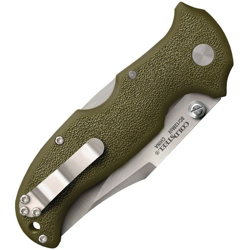 Cold Steel Bush Ranger Folding Knife 3.5" 8Cr13MoV Steel Blade Green GRN Handle 21A -Cold Steel - Survivor Hand Precision Knives & Outdoor Gear Store