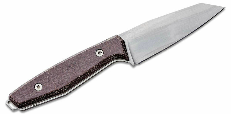 Boker AK1 Fixed Knife 3" RWL-34 Steel Full Tang Blade Black Canvas Micarta Handle 121502 -Boker - Survivor Hand Precision Knives & Outdoor Gear Store
