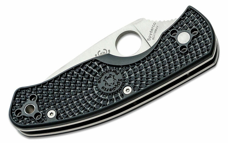 Spyderco Persistence Folding Knife 2.75" 8CR13MoV Steel Blade Black FRN Handle 136SBK -Spyderco - Survivor Hand Precision Knives & Outdoor Gear Store