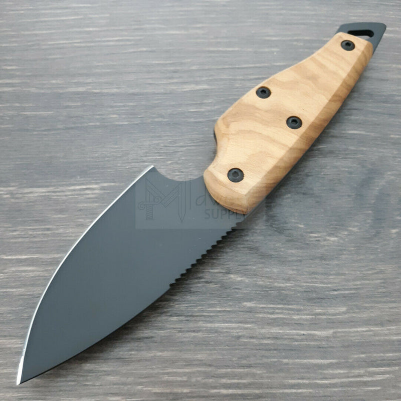 Fox Euro Hunter Fixed Knife 3.5" N690 Steel Full Tang Blade Olive Wood Handle 1504OL -Fox - Survivor Hand Precision Knives & Outdoor Gear Store