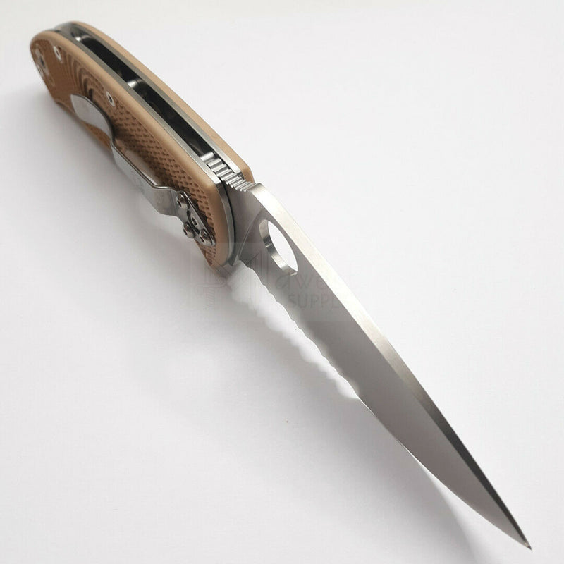 Spyderco Tenacious Linerlock Folding Knife 3.38" 8Cr13MoV Steel Blade FRN Handle 122PSTN -Spyderco - Survivor Hand Precision Knives & Outdoor Gear Store