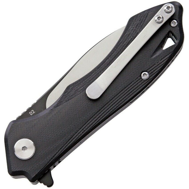 Bestech Knives Beluga Folding Knife 3" D2 Tool Steel Blade Black G10 Handle G11D1 -Bestech Knives - Survivor Hand Precision Knives & Outdoor Gear Store