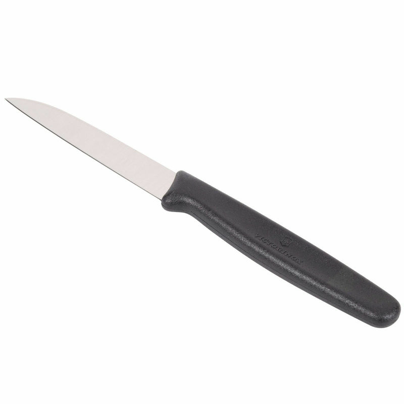 Victorinox Sheepsfoot Kitchen Knife 3.25" Stainless Steel Blade Black Nylon Handle 50403S -Victorinox - Survivor Hand Precision Knives & Outdoor Gear Store