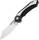 Bestech Knives Kasta Linerlock Folding Knife 3.5" 154CM Steel Blade Black And White G10 Handle KG45A -Bestech Knives - Survivor Hand Precision Knives & Outdoor Gear Store