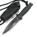 Case XX Tec X Harley Fixed Knife 3.5" Stainless Blade Black Textured GRN Handle 52162 -Case Cutlery - Survivor Hand Precision Knives & Outdoor Gear Store