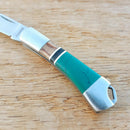 Rough Ryder Mini Folding Knife 1.38" Stainless Steel Blade Turquoise And Wood Handle 1473 -Rough Ryder - Survivor Hand Precision Knives & Outdoor Gear Store