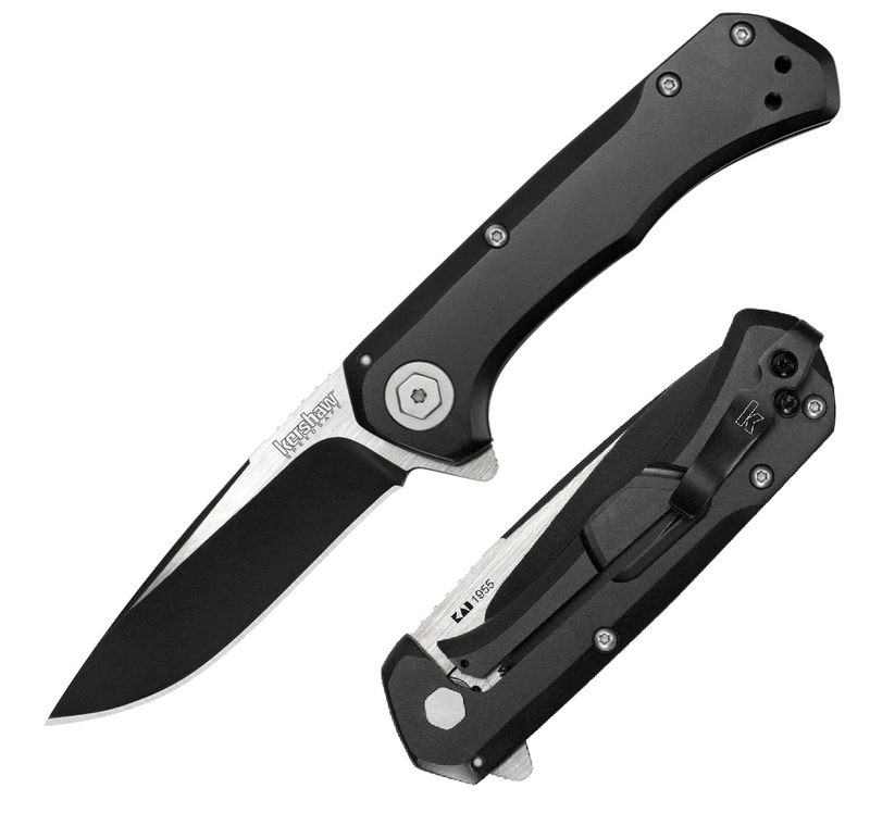 Kershaw Showtime Folding Knife 3" 8Cr13MoV Steel Blade Black Stainless Handle 1955X -Kershaw - Survivor Hand Precision Knives & Outdoor Gear Store