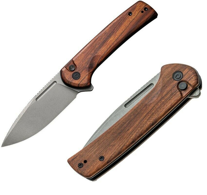 Civivi Conspirator Folding Knife 3.5" Nitro V Steel Blade Cuibourtia Wood Handle C210063 -Civivi - Survivor Hand Precision Knives & Outdoor Gear Store