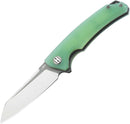 Bestech Knives TEXEL Folding Knife 3.25" D2 Tool Steel Blade Jade G10 Handle G21B2 -Bestech Knives - Survivor Hand Precision Knives & Outdoor Gear Store