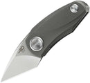 Bestech Knives Tulip Folding Knife 1.25" Bohler M390 Steel Blade Gray Titanium Handle KT1912E -Bestech Knives - Survivor Hand Precision Knives & Outdoor Gear Store