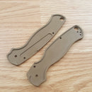Flytanium PM2 Lotus Scales Uses Hardware From Stock Knife Earth Brown G10 Construction 815 -Flytanium - Survivor Hand Precision Knives & Outdoor Gear Store