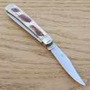 Rough Ryder Trapper Pocket Knife Stainless Steel Clip/Spey Blades Brown Bone Handle 1406 -Rough Ryder - Survivor Hand Precision Knives & Outdoor Gear Store