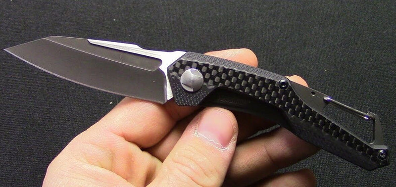 Kershaw Reverb Framelock Folding Pocket Knife 2.50" 8Cr13MoV Steel Blade Black G10/Carbon Fiber Handle KS1220 -Kershaw - Survivor Hand Precision Knives & Outdoor Gear Store