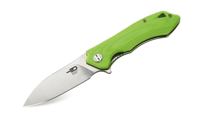 Bestech Knives Beluga Folding Knife 3" D2 Tool Steel Blade Neon Green G10 Handle G11F2 -Bestech Knives - Survivor Hand Precision Knives & Outdoor Gear Store