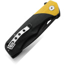 Bestech Knives Airstream Folding Knife 3.75" D2 Tool Steel Blade Black And Yellow G10 Handle KG47B -Bestech Knives - Survivor Hand Precision Knives & Outdoor Gear Store