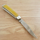 Rough Ryder Trapper Don't Tread on Me Pocket Knife Stainless Steel Blades Yellow Smooth Bone Handle 1381 -Rough Ryder - Survivor Hand Precision Knives & Outdoor Gear Store