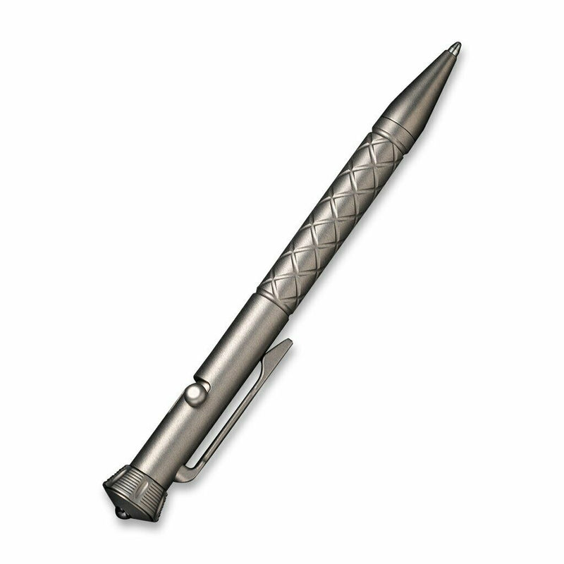 Civivi Coronet Spinner Pen 5" One Piece Gray Titanium Construction CIVCP02A -Civivi - Survivor Hand Precision Knives & Outdoor Gear Store