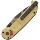 Extrema Ratio BF2 CT Folding Knife 3.25" Bohler N690 Steel Blade Tan Aluminum Handle 0146DW -Extrema Ratio - Survivor Hand Precision Knives & Outdoor Gear Store