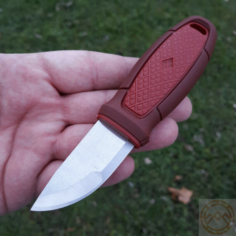 Mora Eldris Fixed Knife 2.5" 12C27 Stainless Blade Red Two Polymer Handle 01757 -Mora - Survivor Hand Precision Knives & Outdoor Gear Store