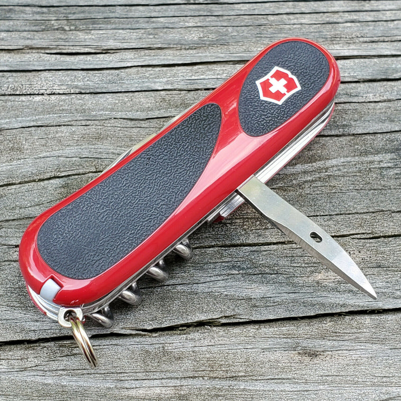 Victorinox Swiss Army Evolution Grip 14 Pocket Knife Stainless Implements With Scissors Nylon Handle 23903CX4 -Victorinox - Survivor Hand Precision Knives & Outdoor Gear Store