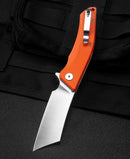 Bestech Knives Cubis Linerlock Folding Knife 3.13" D2 Tool Steel Blade Orange G10 Handle KG42D -Bestech Knives - Survivor Hand Precision Knives & Outdoor Gear Store