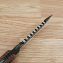 TOPS Ranger Bootlegger 2 Fixed Knife 5" 1095HC Steel Full Sawback Blade Tan Micarta RBL02 -TOPS - Survivor Hand Precision Knives & Outdoor Gear Store