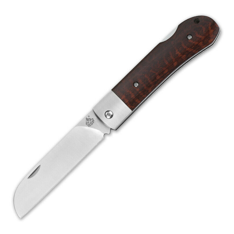 QSP Knife Worker Folding Knife 3.25" Bohler N690 Steel Blade Snakewood Handle 128C -QSP Knife - Survivor Hand Precision Knives & Outdoor Gear Store