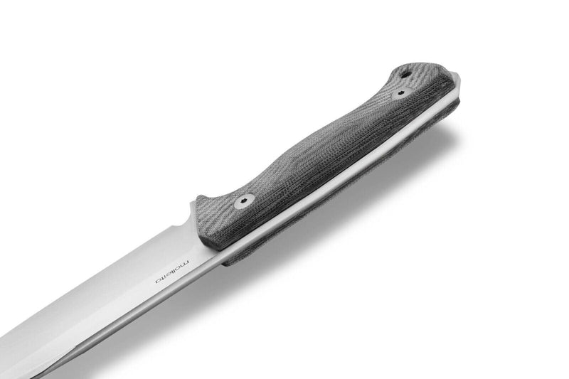 LionSTEEL T6 Fixed Knife Bohler K490 Steel Blade Black Canvas Micarta Handle T6CVB -LionSTEEL - Survivor Hand Precision Knives & Outdoor Gear Store
