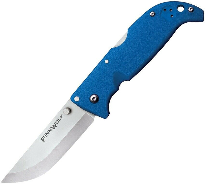 Cold Steel Finn Wolf Folding Knife 3.5" AUS-8 Steel Blade Blue Griv-Ex Handle 20NPG -Cold Steel - Survivor Hand Precision Knives & Outdoor Gear Store