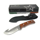 Fox Big Game Fixed Knife 4.25" N690 Steel Skinner Blade Brown Pakkawood Handle 2608 -Fox - Survivor Hand Precision Knives & Outdoor Gear Store