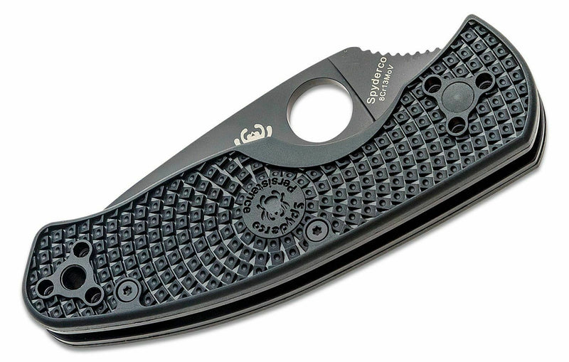 Spyderco Persistence Folding Knife 2.77" 8CR13MoV Steel Blade Black FRN Handle 136PSBK -Spyderco - Survivor Hand Precision Knives & Outdoor Gear Store