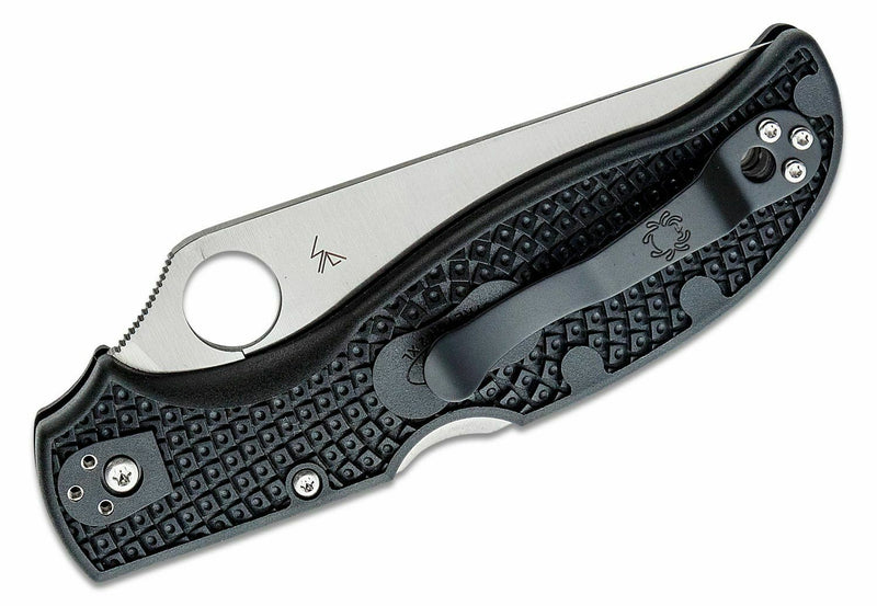 Spyderco Stretch 2 XL Folding Knife 3.92" VG10 Steel Blade Black FRN Handle 258PBK -Spyderco - Survivor Hand Precision Knives & Outdoor Gear Store