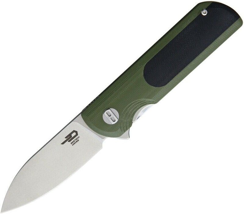 Bestech Pebble Liner Folding Knife 3" VG-10 Steel Blade Black/Green G10 Handle G07A -Bestech Knives - Survivor Hand Precision Knives & Outdoor Gear Store