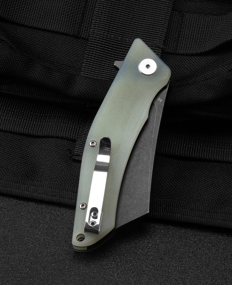 Bestech Knives Cubis Linerlock Folding Knife 3.13" D2 Tool Steel Blade Jade G10 Handle KG42E -Bestech Knives - Survivor Hand Precision Knives & Outdoor Gear Store