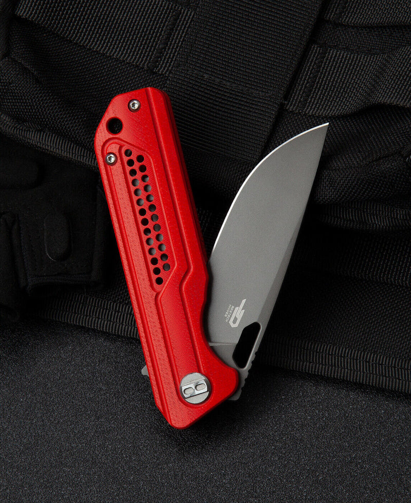 Bestech Knives Circuit Liner Folding Knife 3.25" K110 Tool Steel Blade Red G10 Handle G35C2 -Bestech Knives - Survivor Hand Precision Knives & Outdoor Gear Store