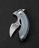 Bestech Strelit Framelock Folding Knife 2.13" Damascus Steel Blade Titanium Handle KT2103I -Bestech Knives - Survivor Hand Precision Knives & Outdoor Gear Store