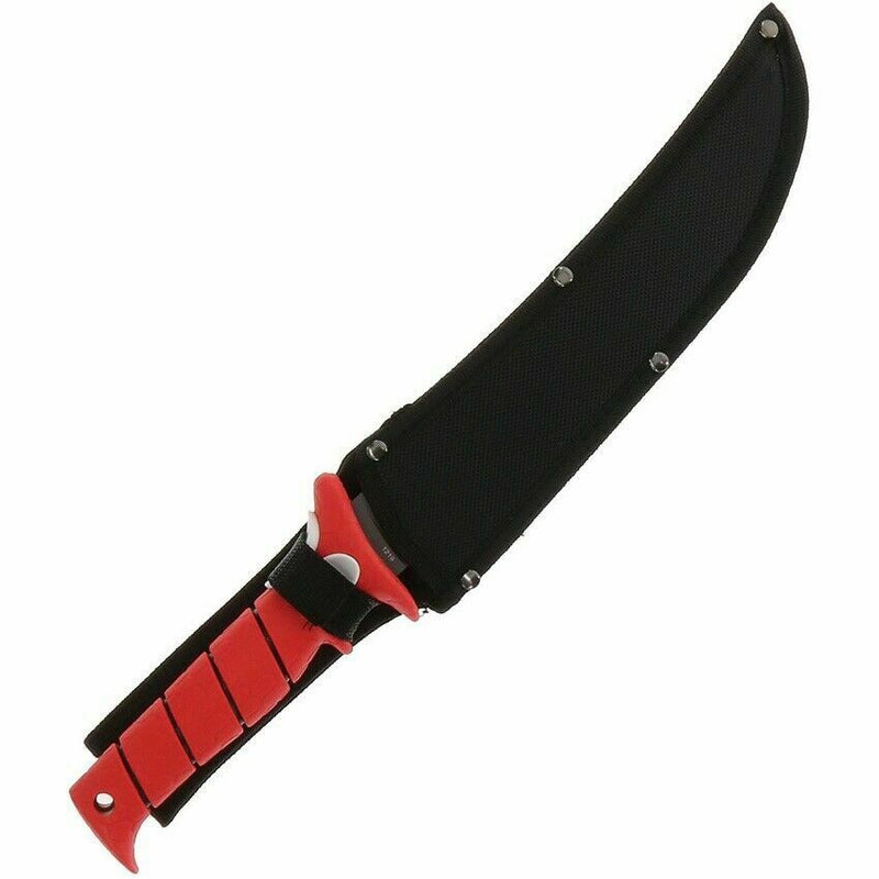 Bubba Blade Fillet Kichet Knife 9" Carbon Steel Blade Red Polymer Handle 1112553 -Bubba Blade - Survivor Hand Precision Knives & Outdoor Gear Store