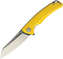 Bestech Knives TEXEL Folding Knife 3.25" D2 Tool Steel Blade Yellow G10 Handle G21C2 -Bestech Knives - Survivor Hand Precision Knives & Outdoor Gear Store
