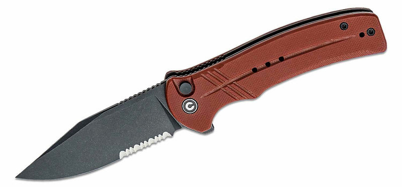 Civivi Cogent Folding Knife 3.5" 14C28N Sandvik Steel Blade Burgundy G10 Handle C20038E2 -Civivi - Survivor Hand Precision Knives & Outdoor Gear Store