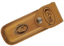 Case XX Medium Job Case Sheath Fits Folding Knife Brown Leather Construction 9026 -Case Cutlery - Survivor Hand Precision Knives & Outdoor Gear Store