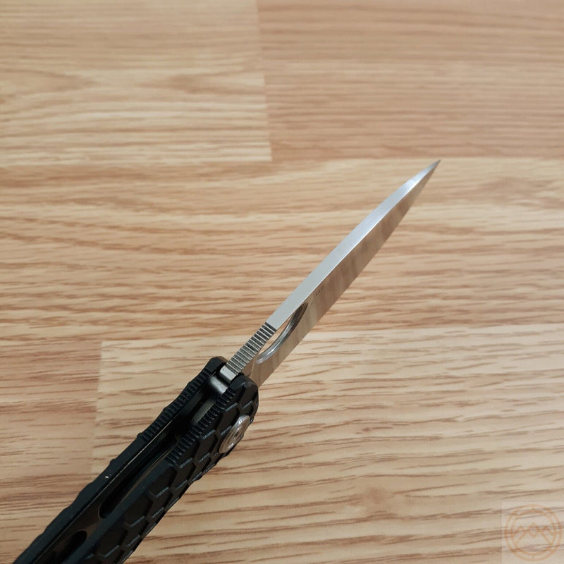 Honey Badger Knives Medium Folding 3.13" D2 Tool Steel Drop Blade GRN Handle 1016 -Honey Badger Knives - Survivor Hand Precision Knives & Outdoor Gear Store